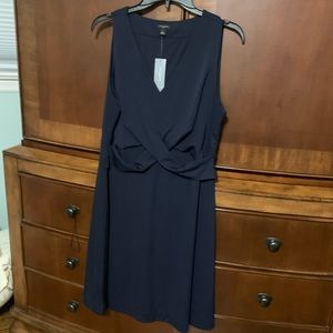 Ann Taylor Navy Dress size LP new
